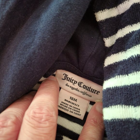 Juicy Couture Terrycloth Zip Up - Picture 2 of 3